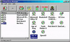 Virtual cd rom Drive