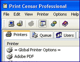 Print Censor logiciel gestionnaire quotas impression print censor limitation impressions